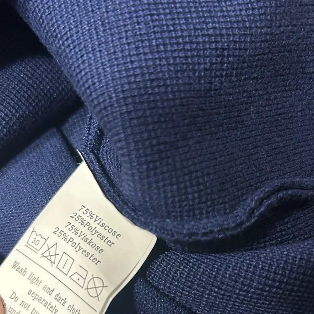 Grace Karin Deep Navy Button-Front Knit Cardigan Jacket -2XL- New with Tags